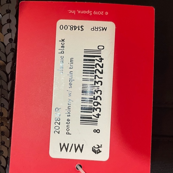 The Perfect Black Pant, Ankle Sequin Tuxedo Skinny - Picture 5 of 7